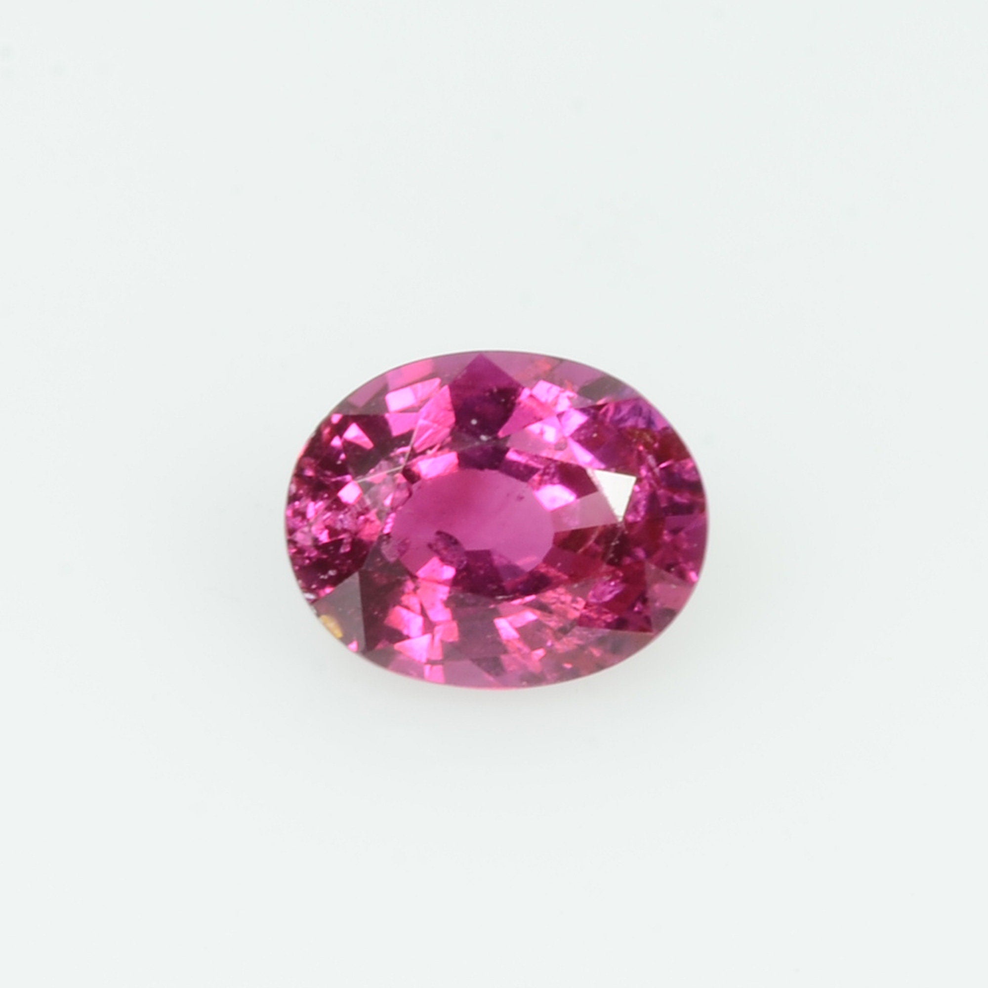 0.77 hot Cts Natural Burma Ruby Loose Gemstone Oval Cut