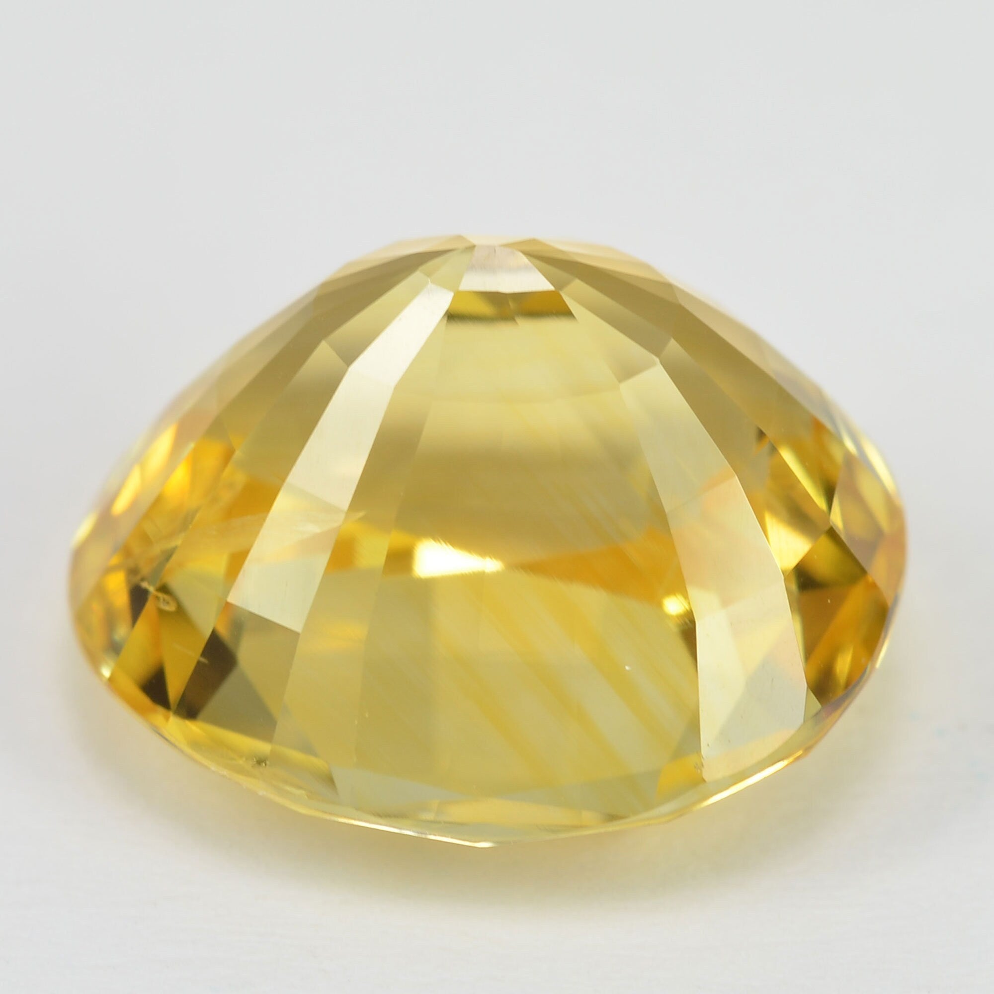 AAA+ Grade Yellow Ceylon Sapphire Oval Cut Loose Gemstone, 12x8x5 MM 5.00 Ct Fine Quality Flawless Sapphire Cut, For top Making Jewelry &Ring