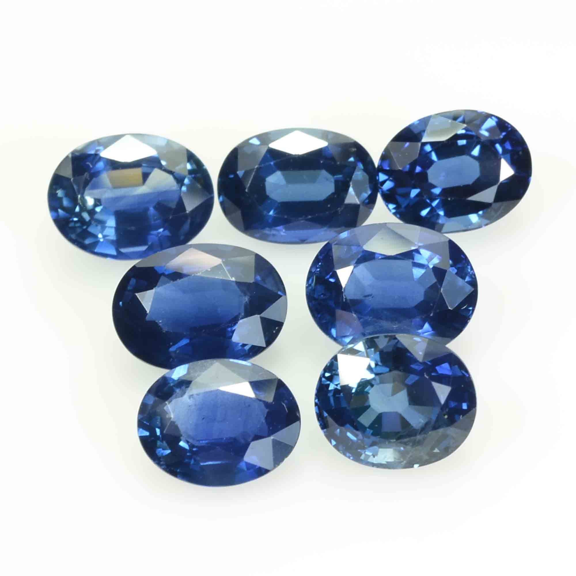 5 Pieces 14X10 MM Oval Shape Natural Blue Tanzanite Cabochon Cut Calibrated Gemstone Wholesale Lot 2024