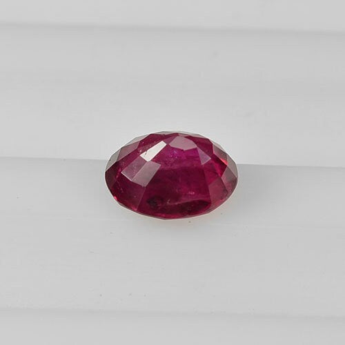 0.81 cts Natural Thai Ruby Loose Gemstone Oval Cut