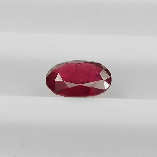 0.87 cts Natural Thai Ruby Loose Gemstone Oval Cut