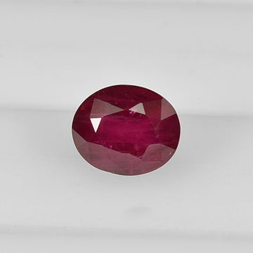 1.16 cts Natural Thai Ruby Loose Gemstone Oval Cut