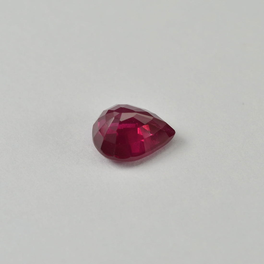 0.78 cts Natural Burma Ruby Loose Gemstone Pear Cut