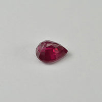 0.78 cts Natural Burma Ruby Loose Gemstone Pear Cut