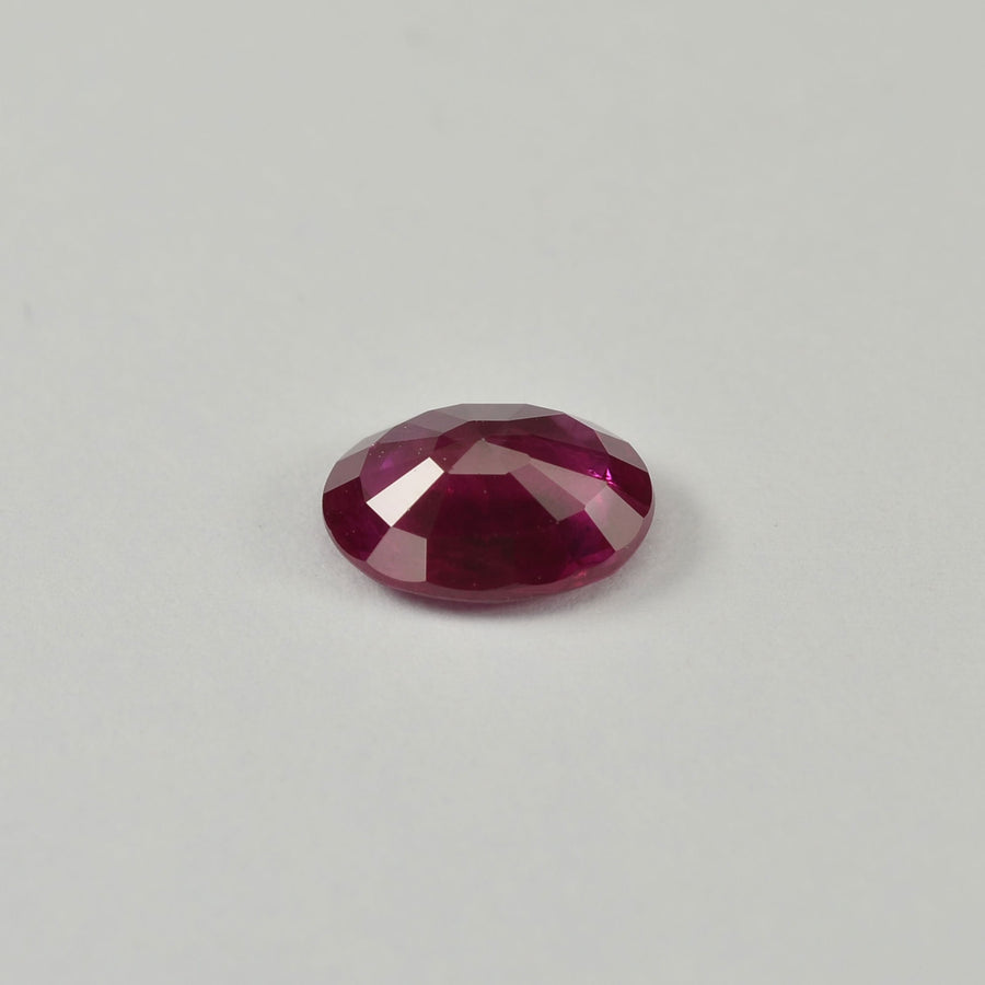 0.86 cts Natural Burma Ruby Loose Gemstone Oval Cut
