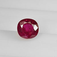 1.03 cts Natural Thai Ruby Loose Gemstone Cushion Cut