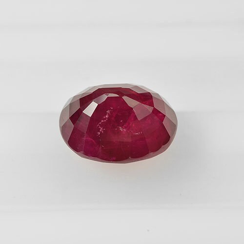 3.22 cts Natural Madagascar Ruby Loose Gemstone Oval Cut | GRS Certified