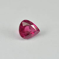 0.74 cts Natural Burma Ruby Loose Gemstone Pear Cut