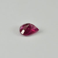 0.74 cts Natural Burma Ruby Loose Gemstone Pear Cut