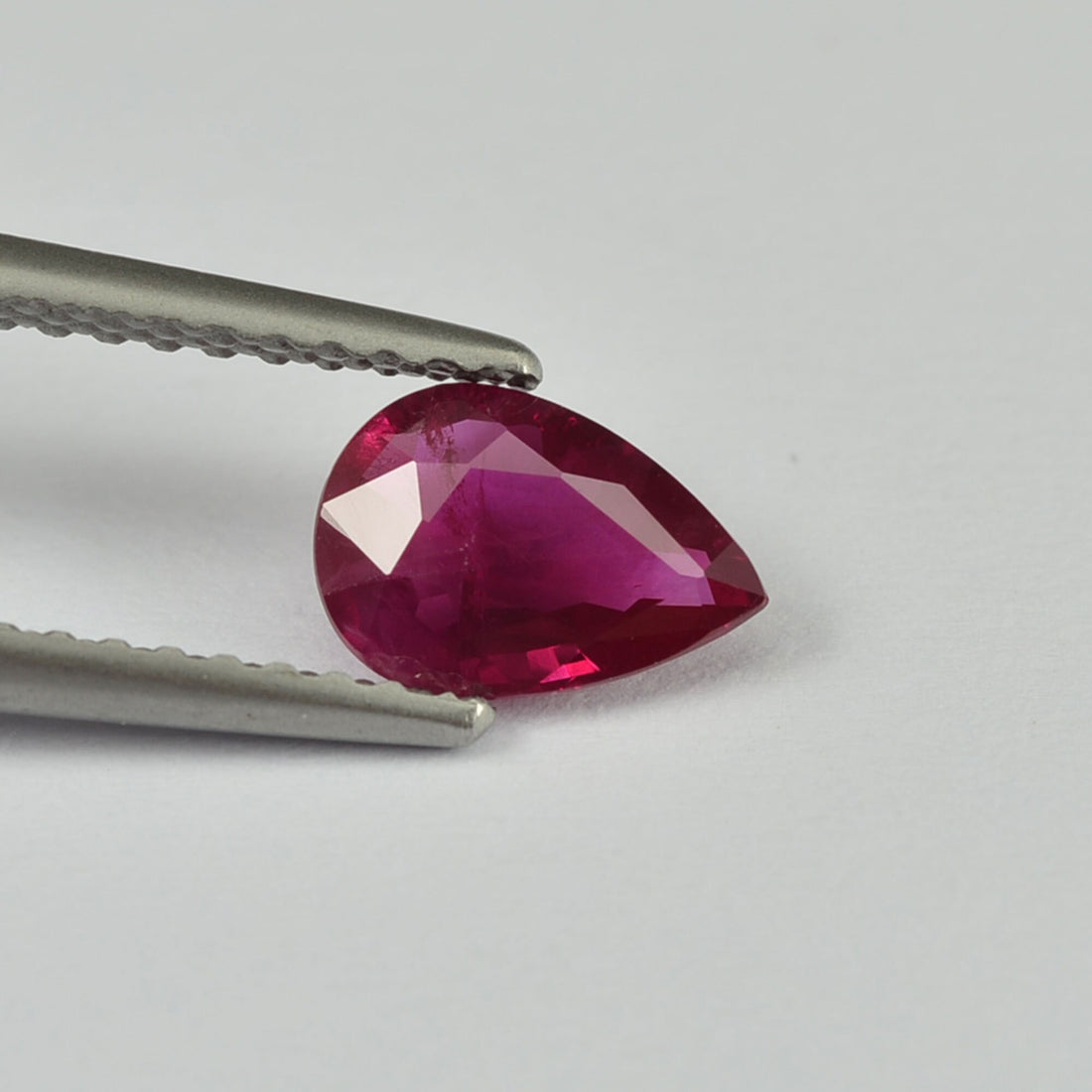 0.69 cts Natural Burma Ruby Loose Gemstone Pear Cut