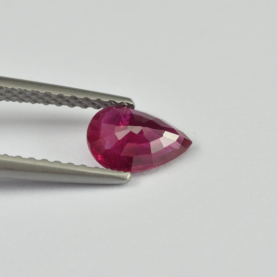 0.69 cts Natural Burma Ruby Loose Gemstone Pear Cut