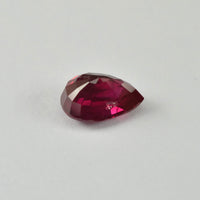 0.96 cts Natural Burma Ruby Loose Gemstone Pear Cut