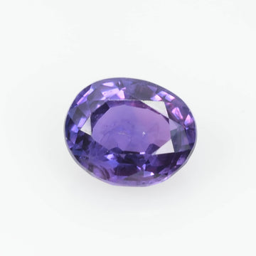 0.93 cts Natural Purple Sapphire Loose Gemstone Oval Cut