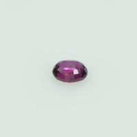 0.66 Cts Natural Thai Ruby Loose Gemstone Oval Cut