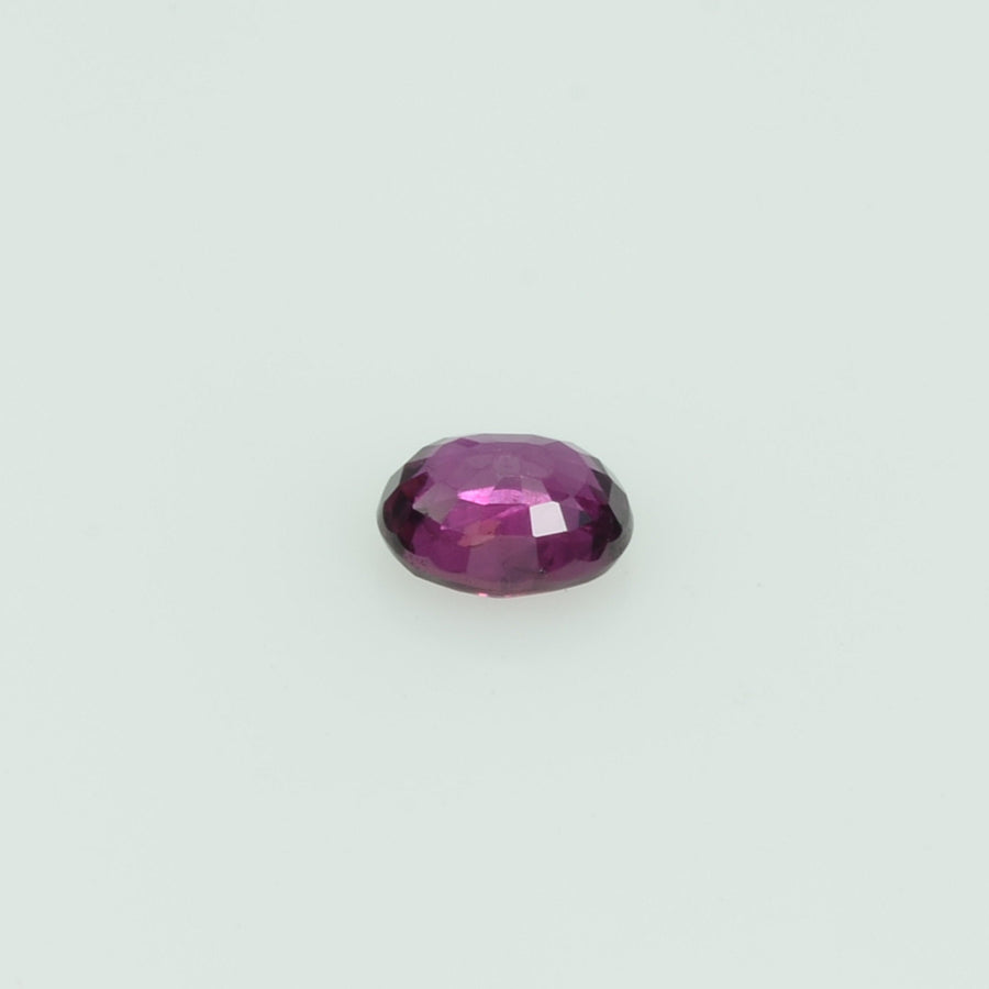 0.66 Cts Natural Thai Ruby Loose Gemstone Oval Cut