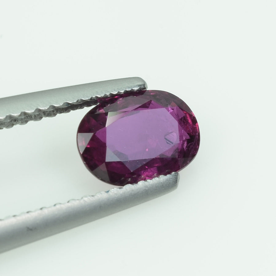 1.05 Cts Natural Thai Ruby Loose Gemstone Oval Cut