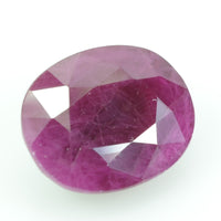 6.47 Cts Natural Ruby Loose Gemstone Oval Cut