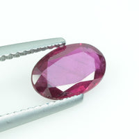 1.20 Cts Natural Ruby Loose Gemstone Oval Cut