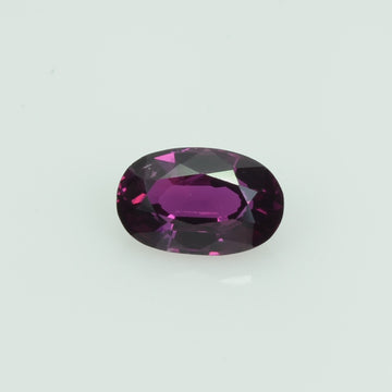 0.68 Cts Natural Thai Ruby Loose Gemstone Oval Cut