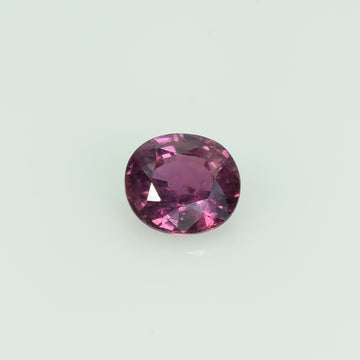 0.82 Cts Natural Thai Ruby Loose Gemstone Oval Cut