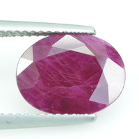 4.58 Cts Natural Ruby Loose Gemstone Oval Cut