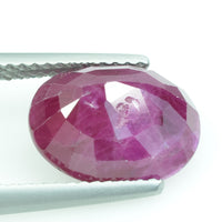 4.58 Cts Natural Ruby Loose Gemstone Oval Cut