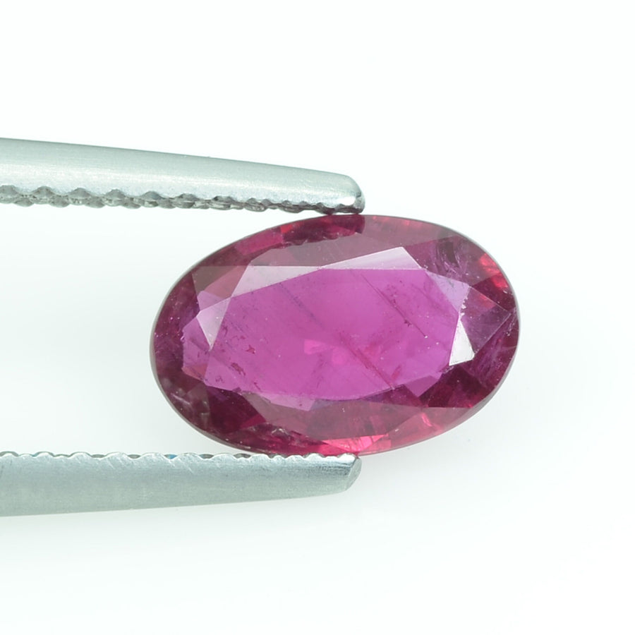 1.20 Cts Natural Ruby Loose Gemstone Oval Cut