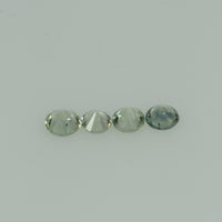 1.4-3.0 mm Natural Greenish Yellow Sapphire Loose Gemstone Round Diamond Cut Vs Quality Color