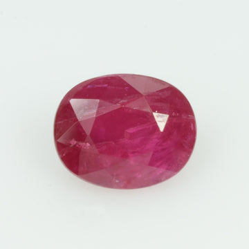 1.23 cts Natural Burma Ruby Loose Gemstone Oval Cut