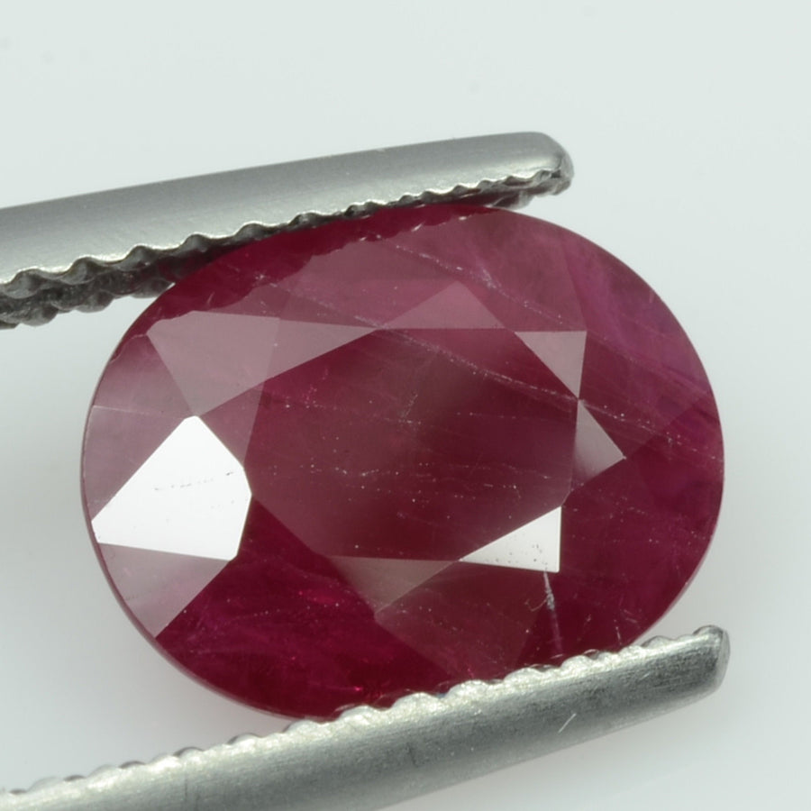 2.29 cts Natural Burma Ruby Loose Gemstone Oval Cut