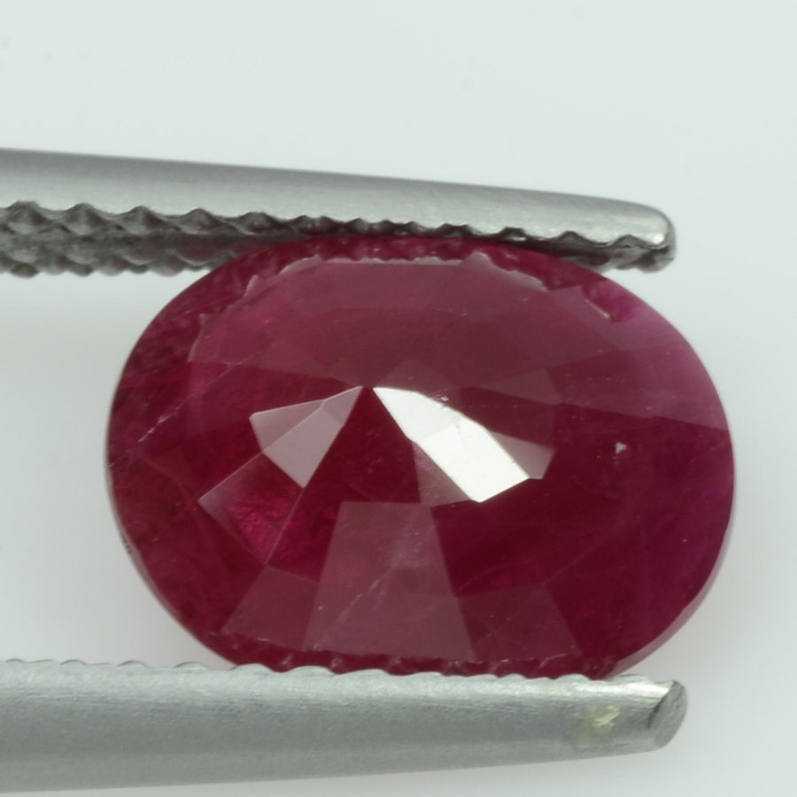 2.29 cts Natural Burma Ruby Loose Gemstone Oval Cut