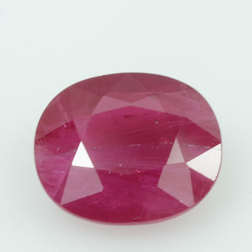 2.15 cts Natural Burma Ruby Loose Gemstone Oval Cut