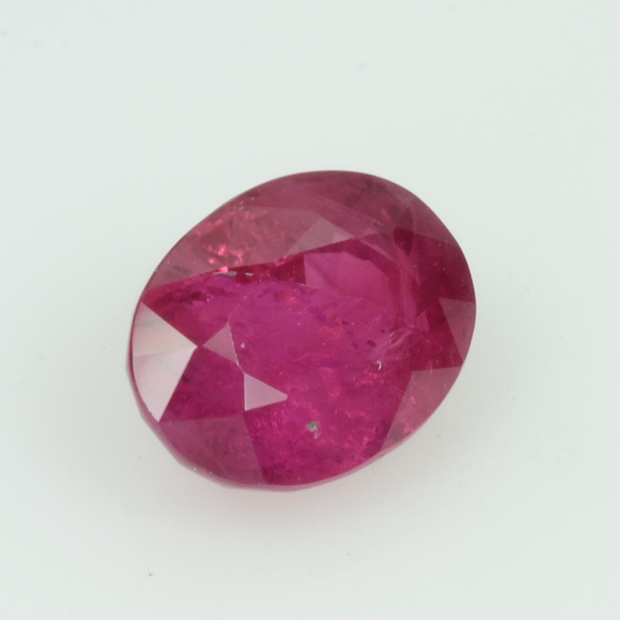 1.59 cts Natural Burma Ruby Loose Gemstone Oval Cut