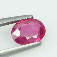 1.07 cts Natural Burma Ruby Loose Gemstone Oval Cut