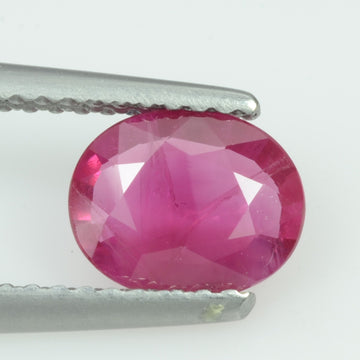 1.07 cts Natural Burma Ruby Loose Gemstone Oval Cut