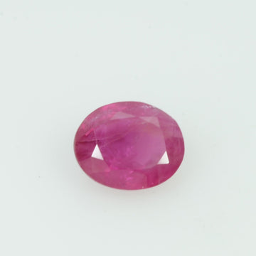 0.46 cts Natural Burma Ruby Loose Gemstone Oval Cut