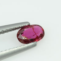 0.37 cts Natural Burma Ruby Loose Gemstone Oval Cut