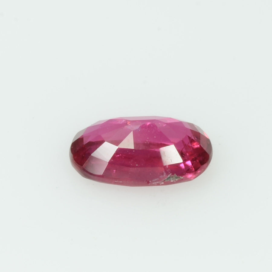 0.66 cts Natural Burma Ruby Loose Gemstone Oval Cut