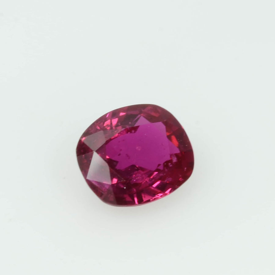 0.58 cts Unheated Natural Burma Ruby Loose Gemstone Cushion Cut