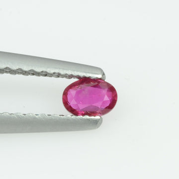 0.15 cts Natural Burma Ruby Loose Gemstone Oval Cut