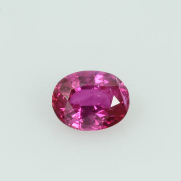 0.44 Cts Natural Burma Ruby Loose Gemstone Oval Cut