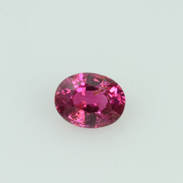 0.38 Cts Natural Burma Ruby Loose Gemstone Oval Cut