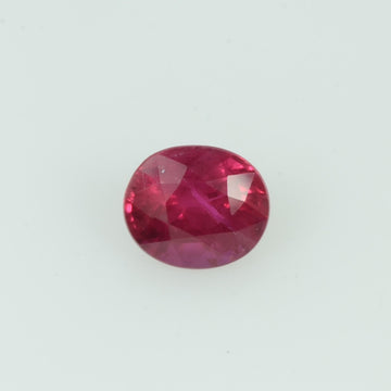 0.38 Cts Natural Vietnam Ruby Loose Gemstone Oval Cut