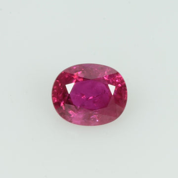 0.47 Cts Natural Vietnam Ruby Loose Gemstone Oval Cut