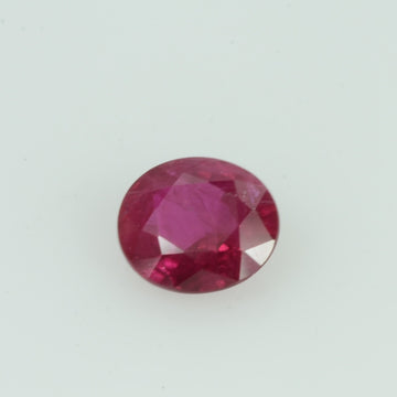 0.39 Cts Natural Vietnam Ruby Loose Gemstone Oval Cut