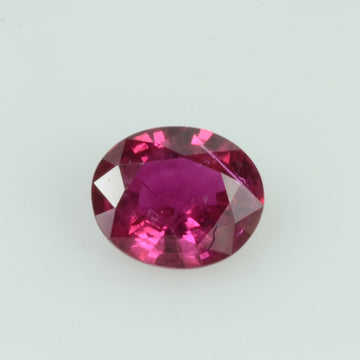 0.55 Cts Natural Vietnam Ruby Loose Gemstone Oval Cut