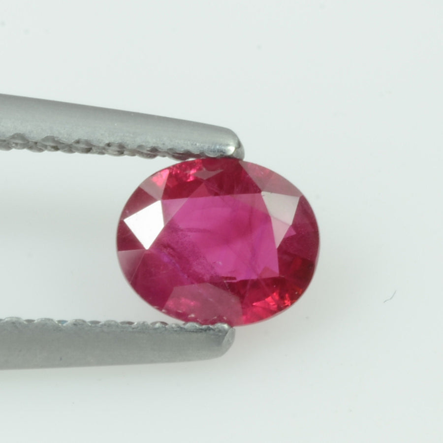 0.44 Cts Natural Vietnam Ruby Loose Gemstone Oval Cut