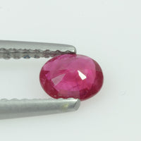 0.44 Cts Natural Vietnam Ruby Loose Gemstone Oval Cut