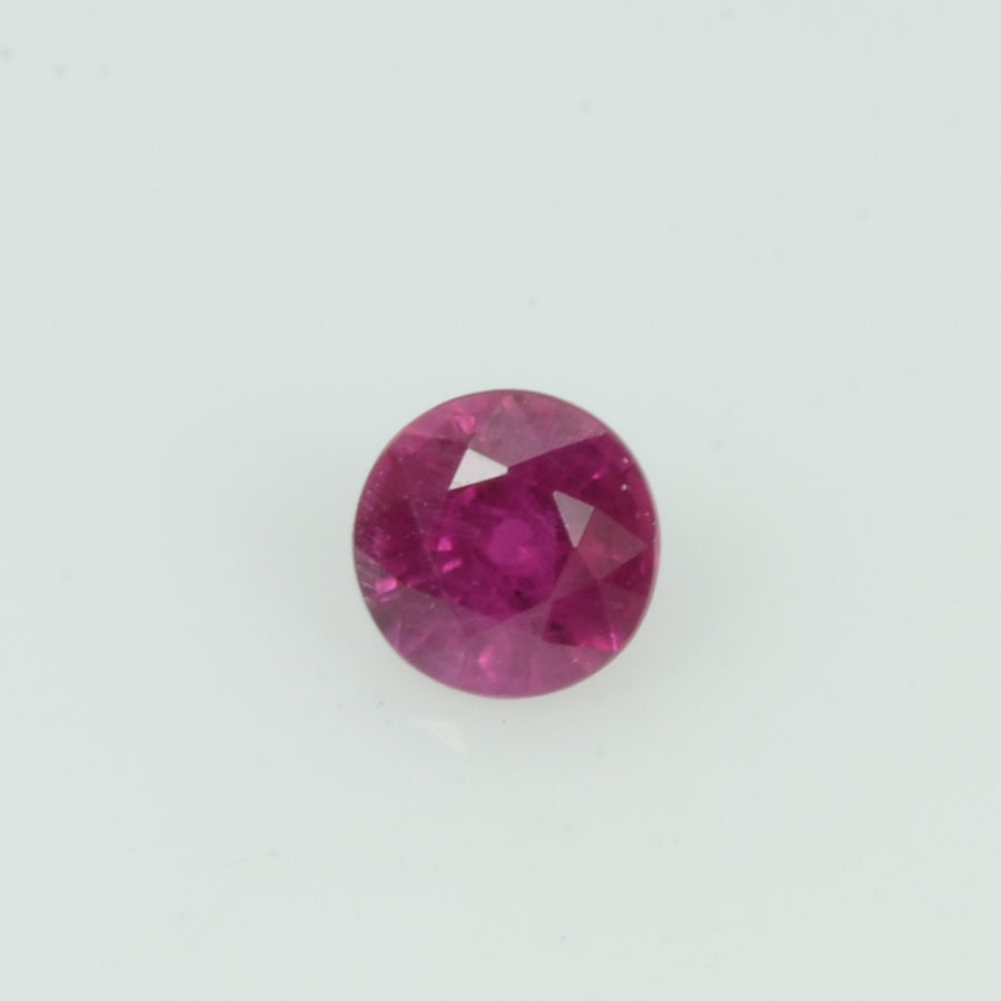 3.6 mm Natural Vietnam Ruby Loose Gemstone Round Cut