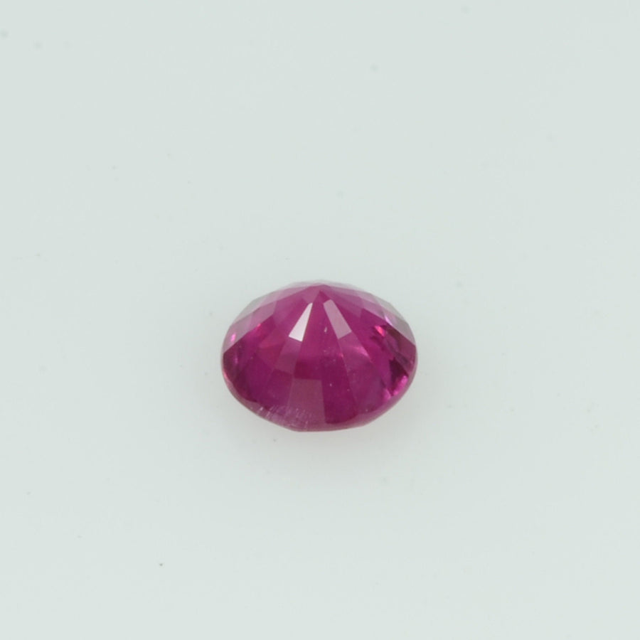 3.6 mm Natural Vietnam Ruby Loose Gemstone Round Cut